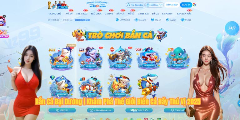 Bắn Cá Đại Dương | Khám Phá Thế Giới Biển Cả Đầy Thú Vị 2025