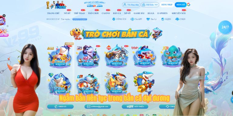 Bắn Cá Đại Dương | Khám Phá Thế Giới Biển Cả Đầy Thú Vị 2025 4 Ngắm bắn liên tục trong bắn cá đại dương